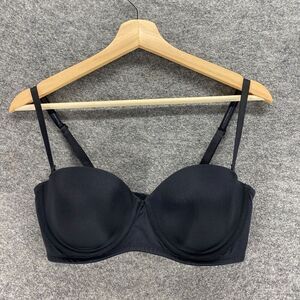5/$45 Dr. Rey's Shapewear Bralette Bra Women 34C Black Push Up Underwired